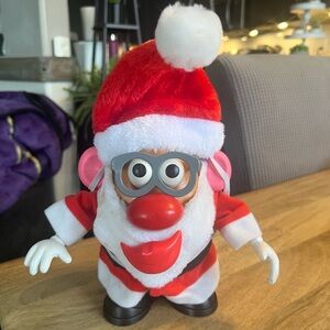 Santa Mr. Potato Head Plush Figure - Red & White Holiday Toy